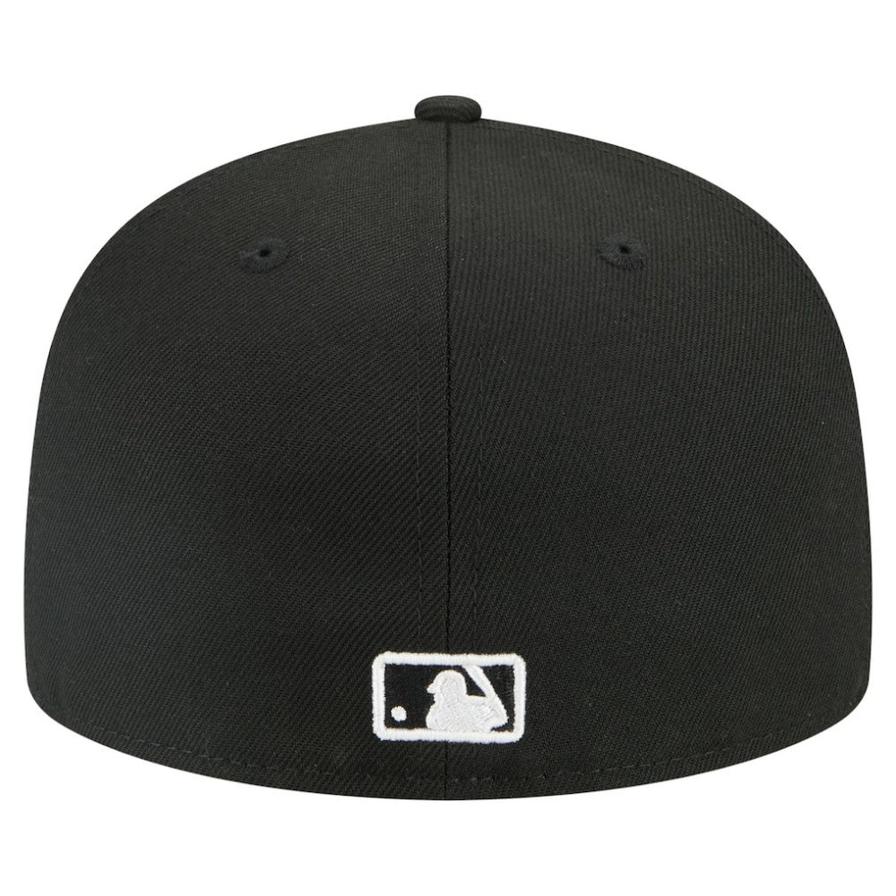 Black Athletics New Era Tri-Hit 59FIFTY Fitted Hat