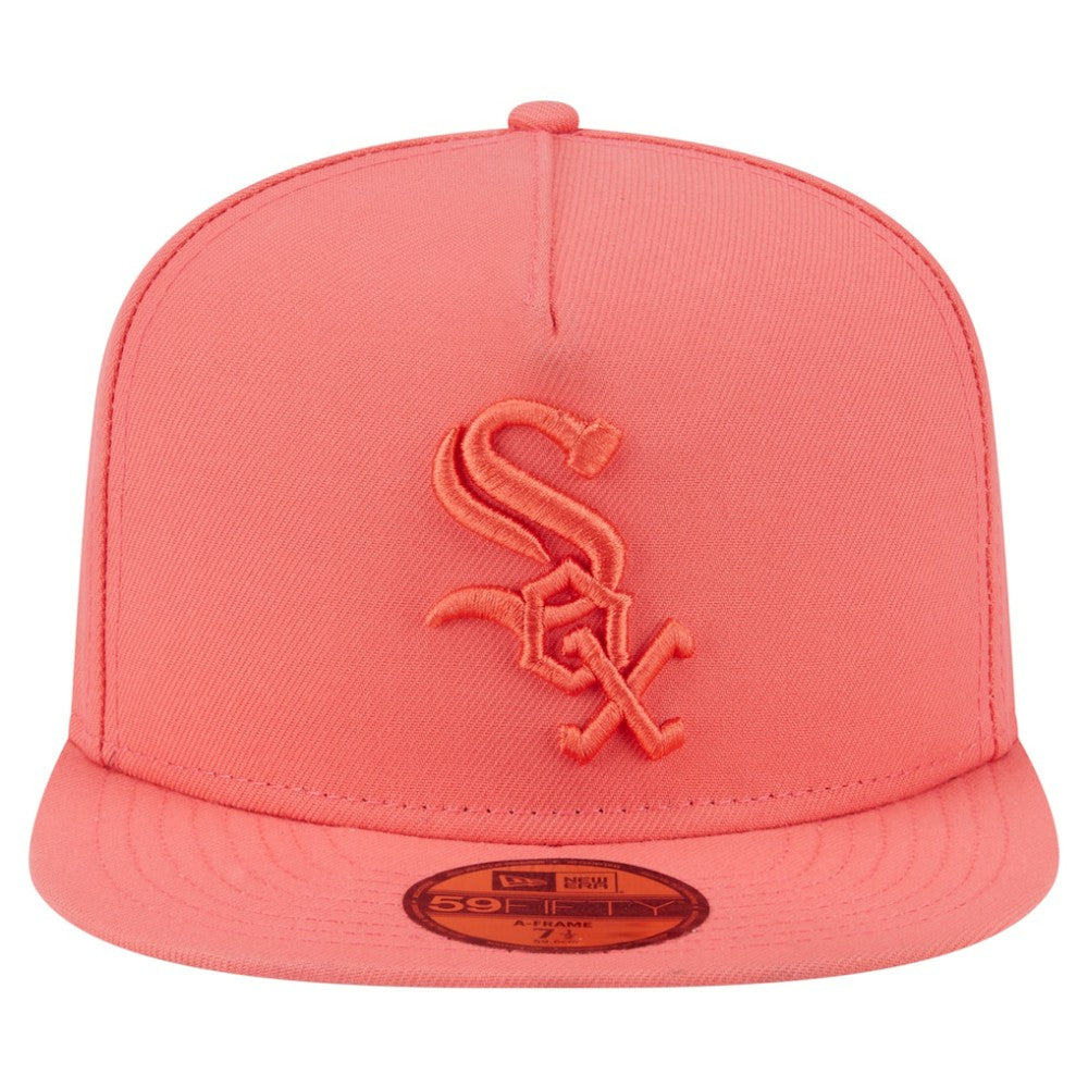Coral Chicago White Sox New Era Color Pack A-Frame 59FIFTY Fitted Hat