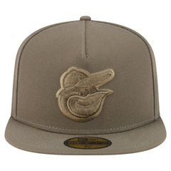 Olive Baltimore Orioles New Era Color Pack A-Frame 59FIFTY Fitted Hat