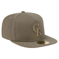 Olive Colorado Rockies New Era Color Pack A-Frame 59FIFTY Fitted Hat