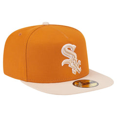 Orange/Light Beige Chicago White Sox New Era Two-Tone Color Pack A-Frame 59FIFTY Fitted Hat