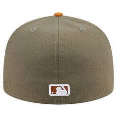 Olive/Orange Athletics New Era Two-Tone Color Pack A-Frame 59FIFTY Fitted Hat