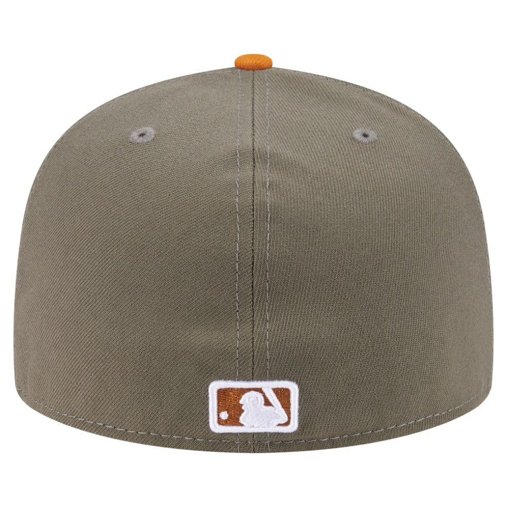 Olive/Orange Cincinnati Reds New Era Two-Tone Color Pack A-Frame 59FIFTY Fitted Hat