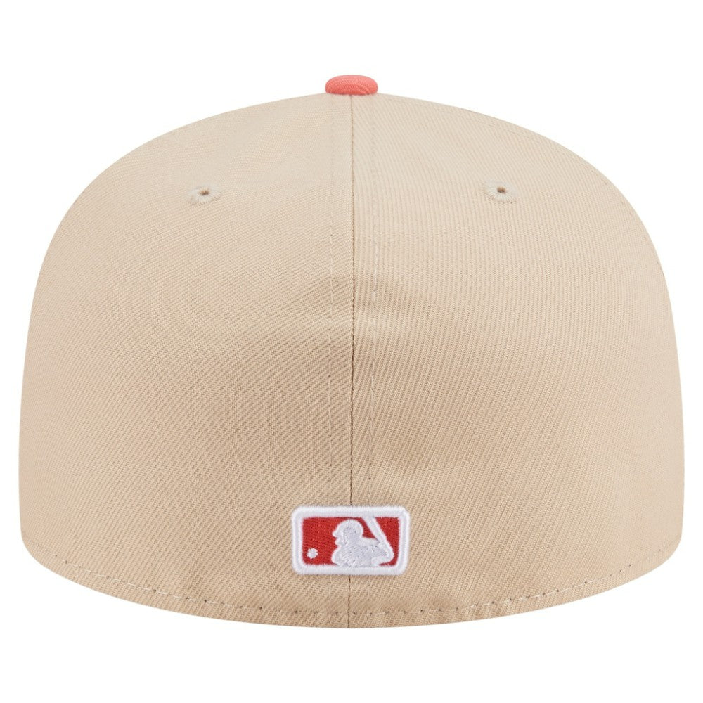 Light Beige/Coral San Francisco Giants New Era Two-Tone Color Pack A-Frame 59FIFTY Fitted Hat