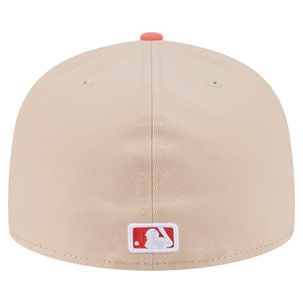 Light Beige/Coral Chicago White Sox New Era Two-Tone Color Pack A-Frame 59FIFTY Fitted Hat