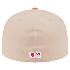 Light Beige/Coral Chicago White Sox New Era Two-Tone Color Pack A-Frame 59FIFTY Fitted Hat