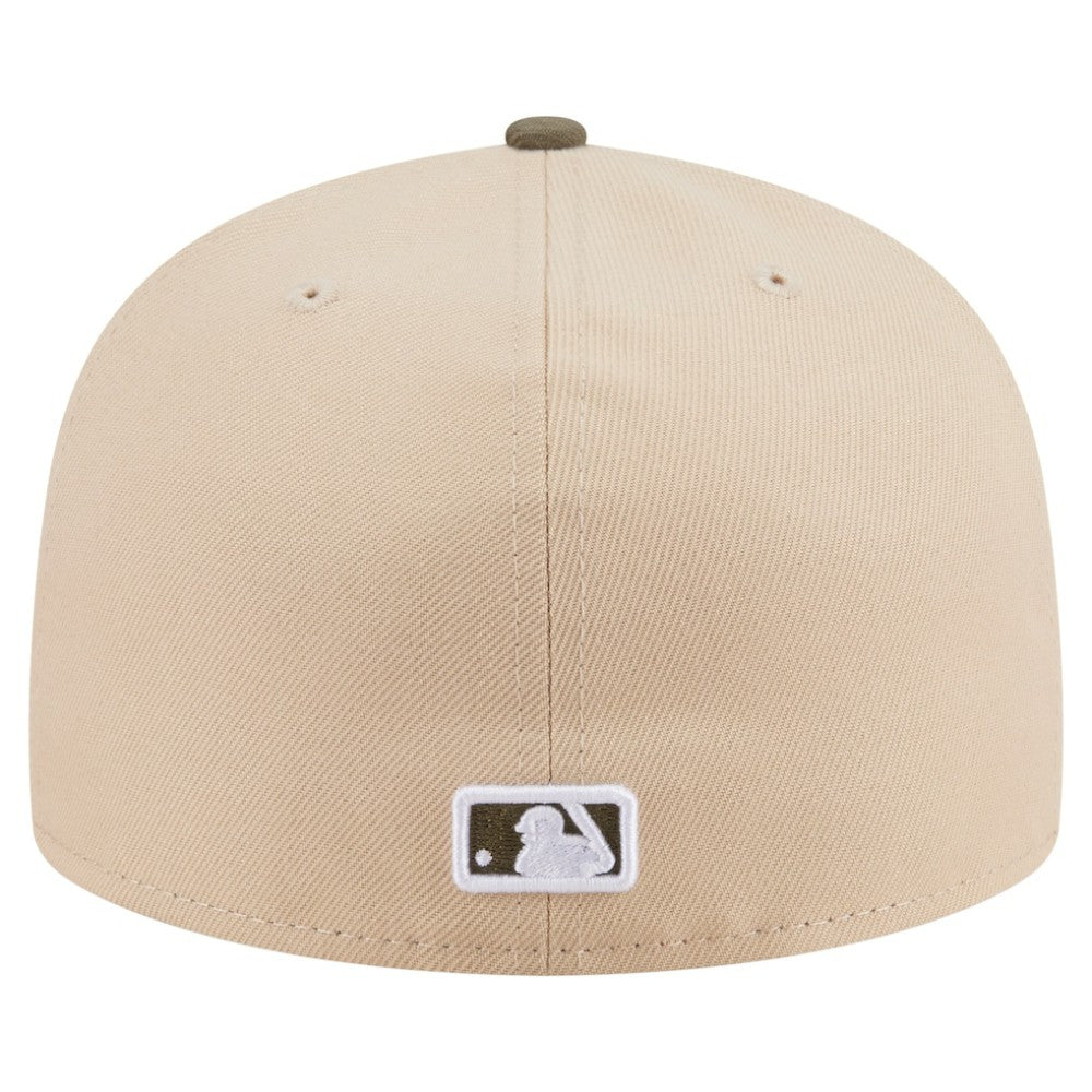 Light Beige/Olive Baltimore Orioles New Era Two-Tone Color Pack A-Frame 59FIFTY Fitted Hat