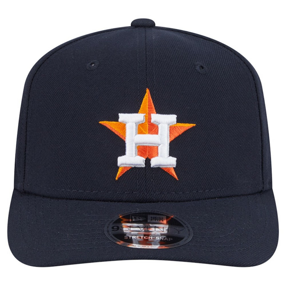 Navy Houston Astros New Era Performance 9SEVENTY Stretch-Snap Hat
