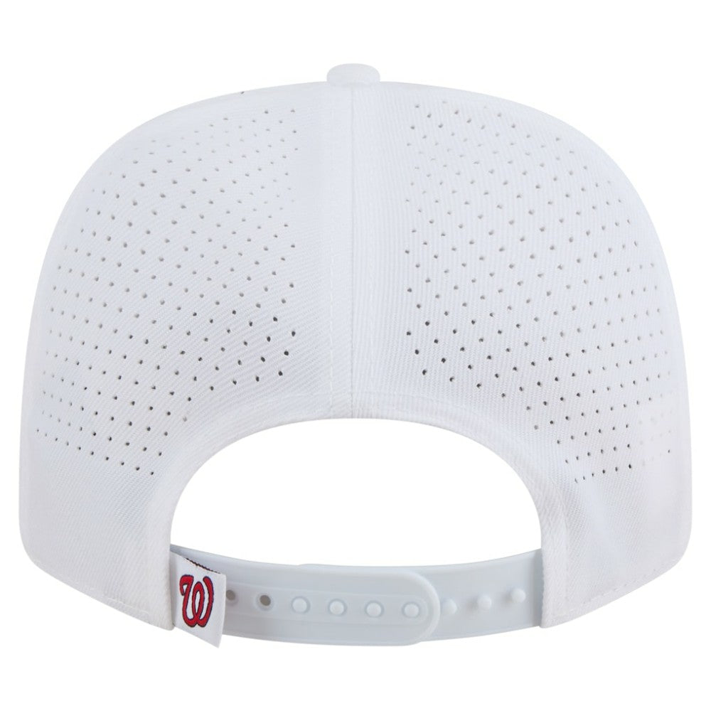White Washington Nationals New Era COOLERA 9SEVENTY Adjustable Hat