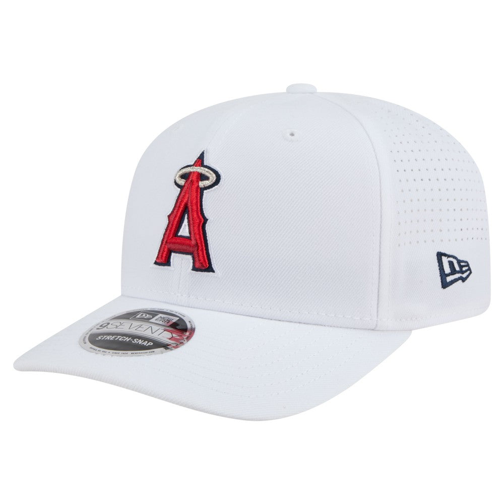 White Los Angeles Angels New Era COOLERA 9SEVENTY Adjustable Hat