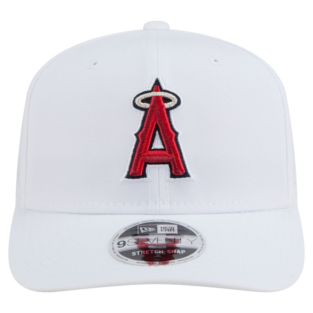 White Los Angeles Angels New Era COOLERA 9SEVENTY Adjustable Hat