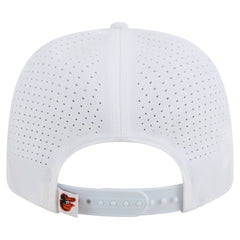 White Baltimore Orioles New Era COOLERA 9SEVENTY Adjustable Hat