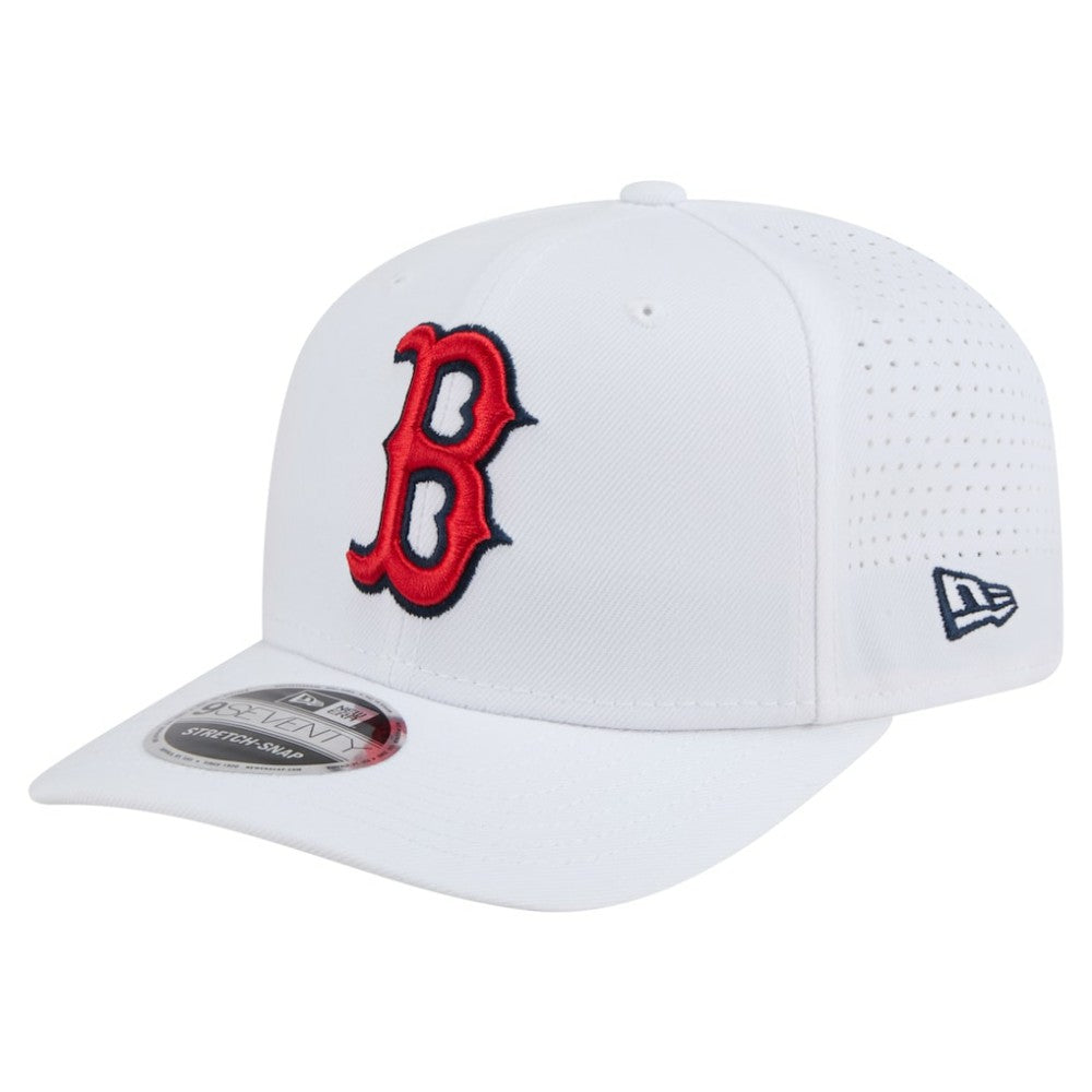 White Boston Red Sox New Era COOLERA 9SEVENTY Adjustable Hat