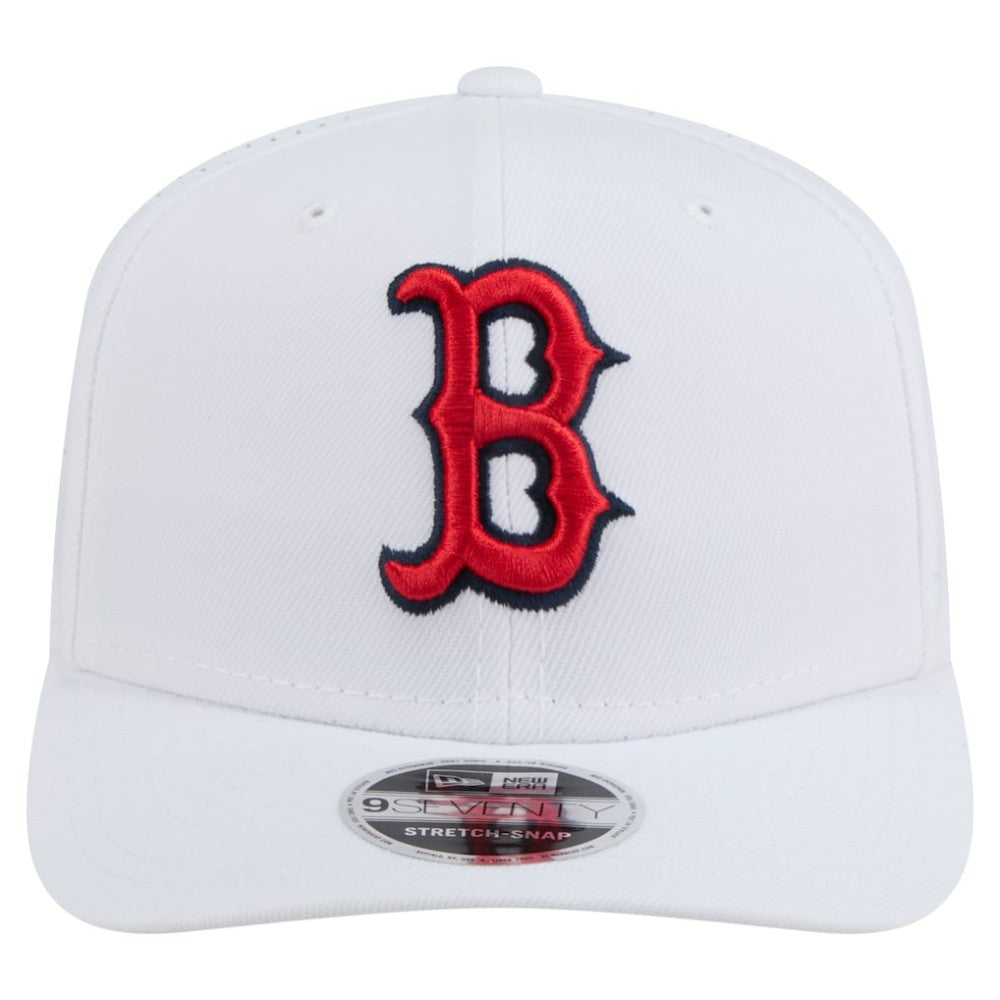 White Boston Red Sox New Era COOLERA 9SEVENTY Adjustable Hat