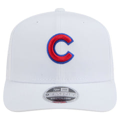 White Chicago Cubs New Era COOLERA 9SEVENTY Adjustable Hat