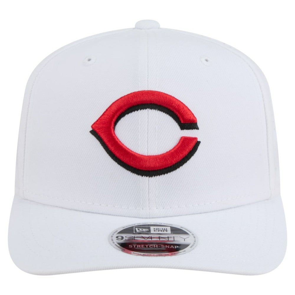 White Cincinnati Reds New Era COOLERA 9SEVENTY Adjustable Hat