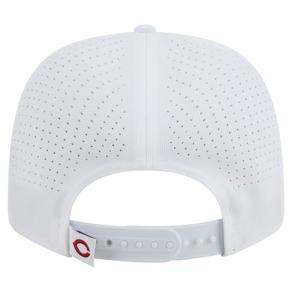 White Cincinnati Reds New Era COOLERA 9SEVENTY Adjustable Hat