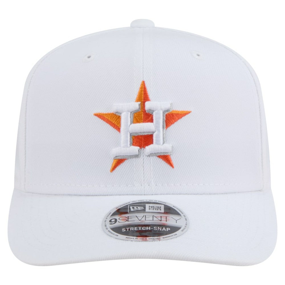 White Houston Astros New Era COOLERA 9SEVENTY Adjustable Hat