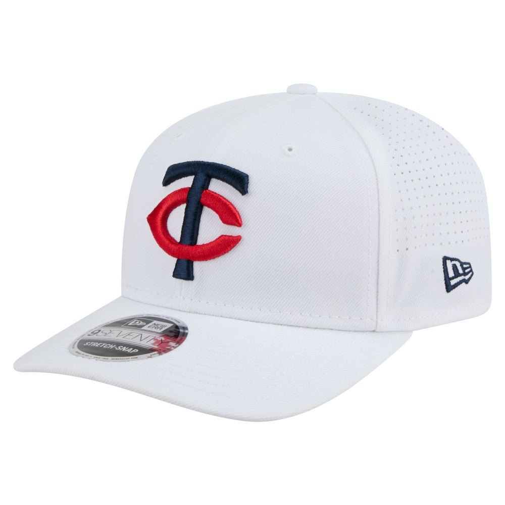 White Minnesota Twins New Era COOLERA 9SEVENTY Adjustable Hat