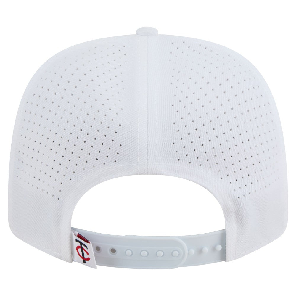 White Minnesota Twins New Era COOLERA 9SEVENTY Adjustable Hat