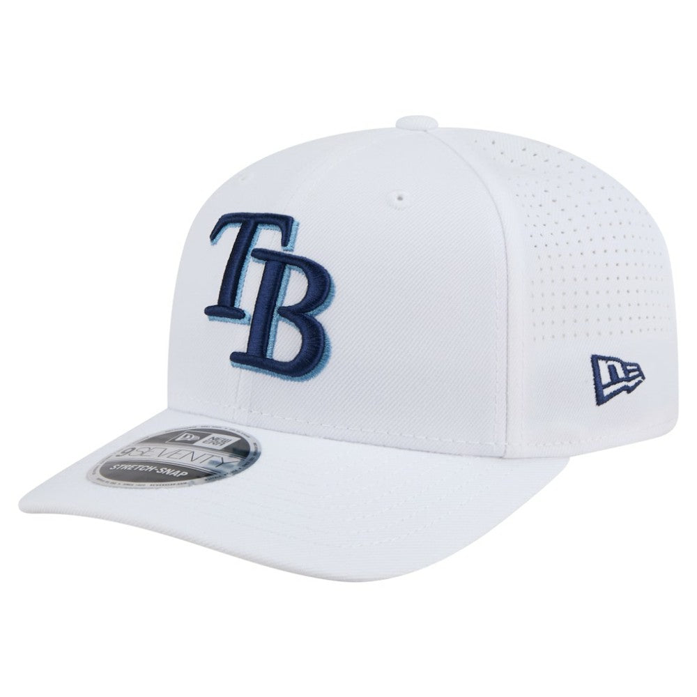 White Tampa Bay Rays New Era COOLERA 9SEVENTY Adjustable Hat