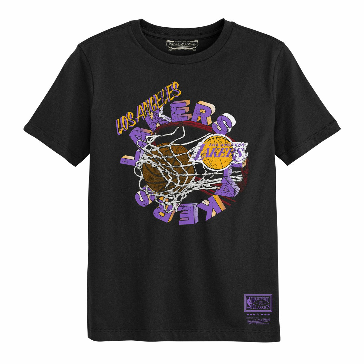 Mitchell & Ness Los Angeles Lakers Preschool In The Net T-Shirt