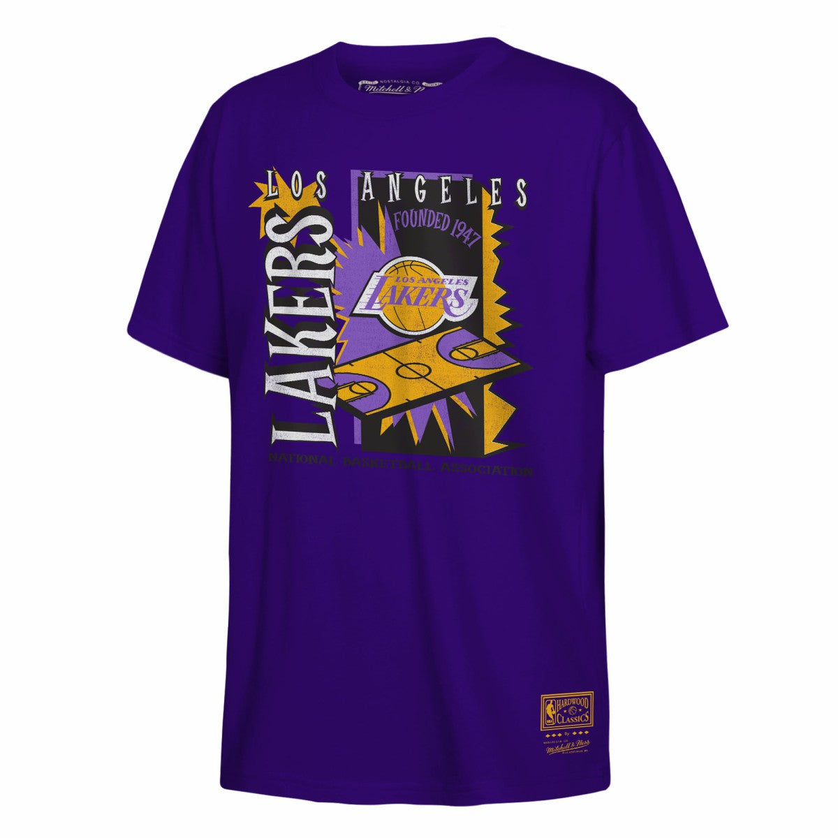 Mitchell & Ness Los Angeles Lakers Youth Retro '90s Poster T-Shirt
