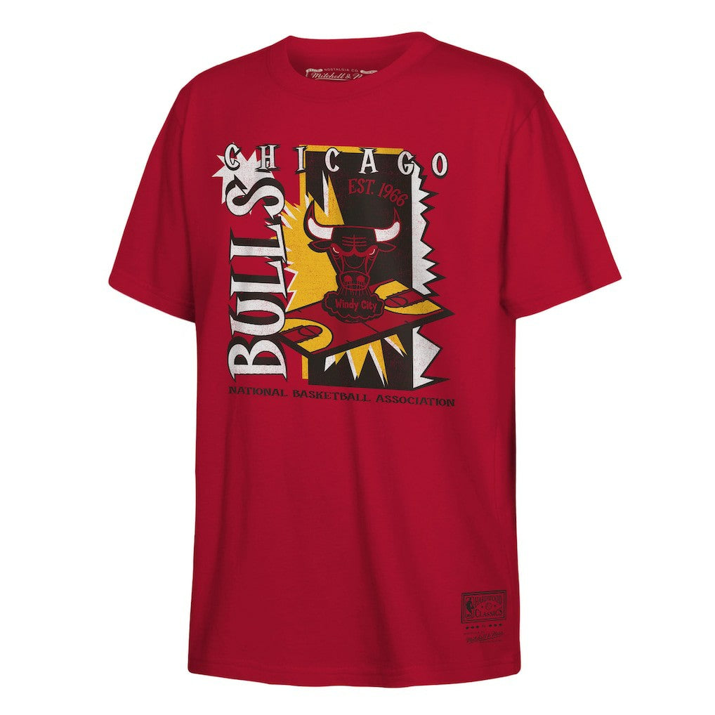 Mitchell & Ness Chicago Bulls Youth Retro '90s Poster T-Shirt sale