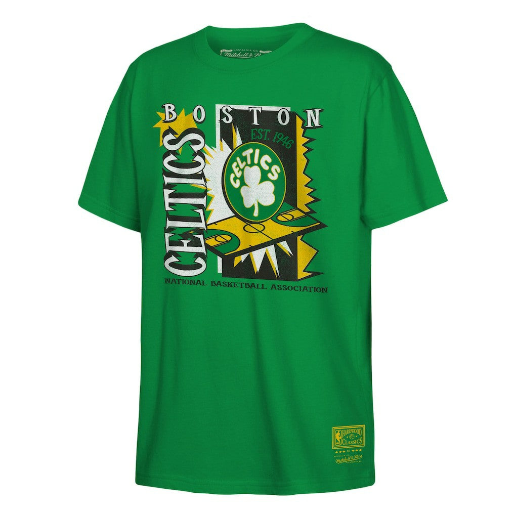 Mitchell & Ness Boston Celtics Youth Retro '90s Poster T-Shirt