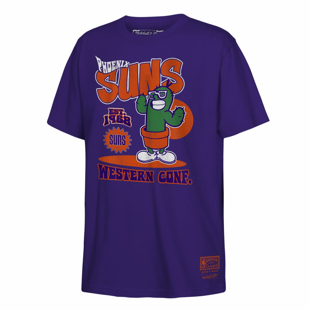 Mitchell & Ness Phoenix Suns Youth Retro Mascot Script T-Shirt