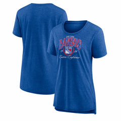 NHL New York Rangers Women's Reign Supreme Tri-Blend T-Shirt