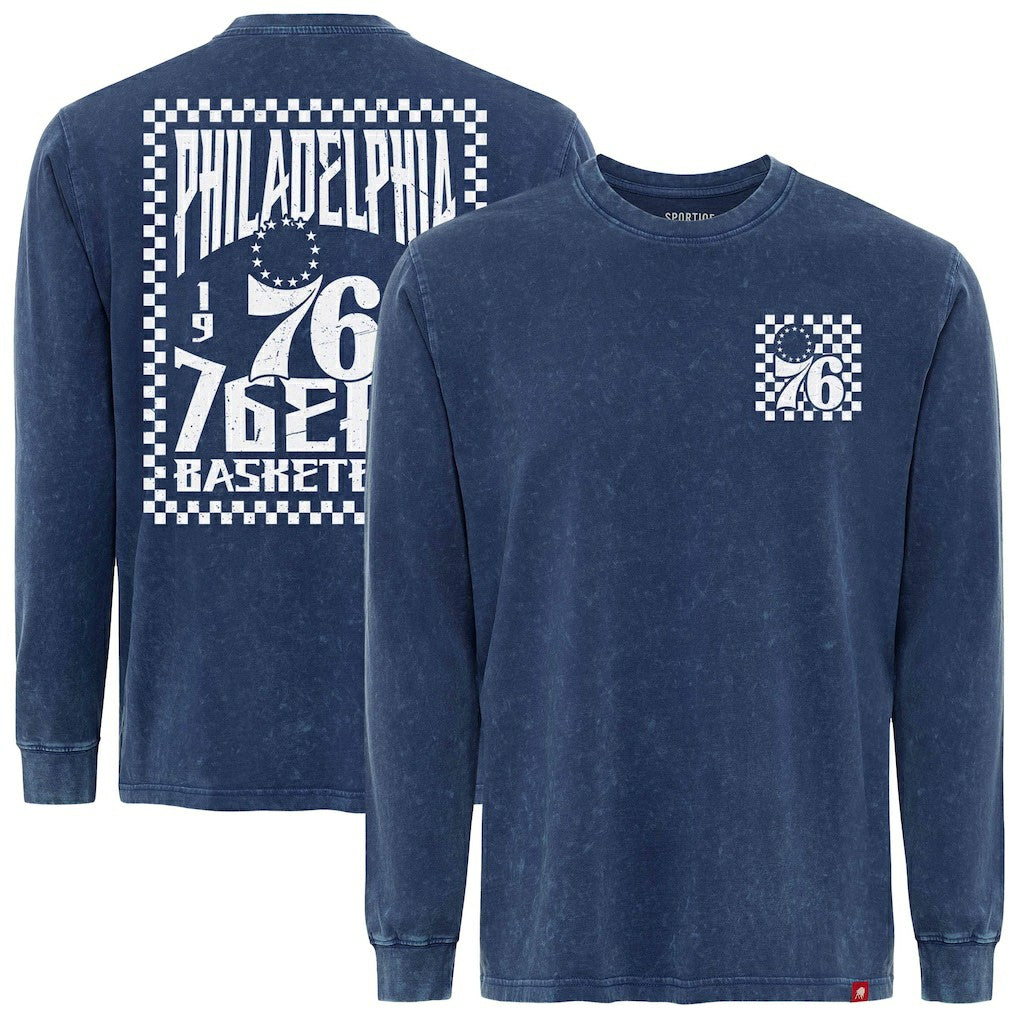 Philadelphia 76ers Sportiqe Men's Bono Long Sleeve T-Shirt