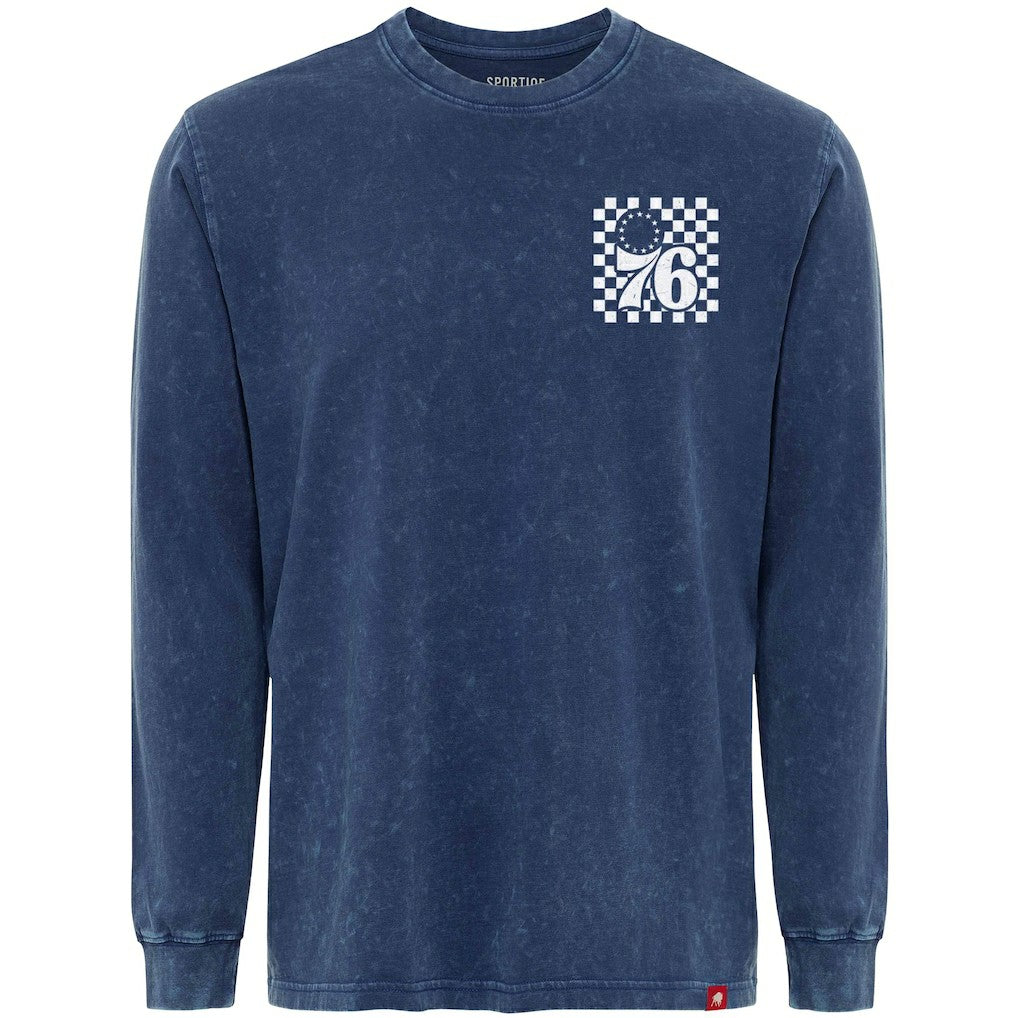 Philadelphia 76ers Sportiqe Men's Bono Long Sleeve T-Shirt