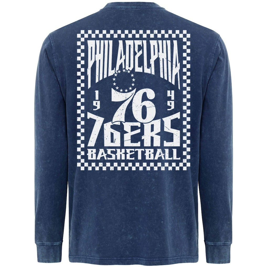 Philadelphia 76ers Sportiqe Men's Bono Long Sleeve T-Shirt