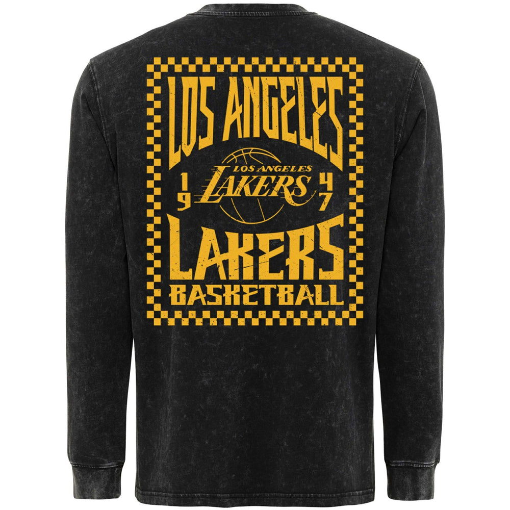 Los Angeles Lakers Sportiqe Men's Bono Long Sleeve T-Shirt
