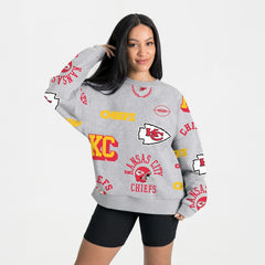 Gameday Couture Women's Always On Repeat Fleece Sweatshirt - Kansas City Chiefs Sweatshirts