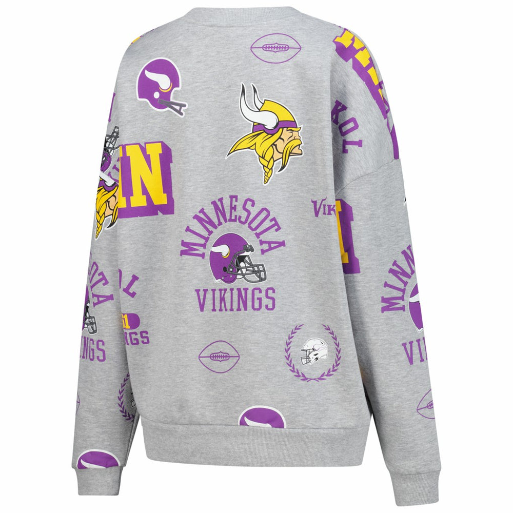 Gameday Couture Women's Always On Repeat Fleece Sweatshirt - Minnesota Vikings Sweatshirts