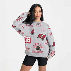 Gameday Couture Women's Always On Repeat Fleece Sweatshirt - Tampa Bay Buccaneers Sweatshirts