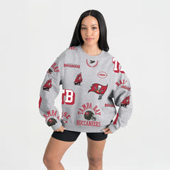 Gameday Couture Women's Always On Repeat Fleece Sweatshirt - Tampa Bay Buccaneers Sweatshirts