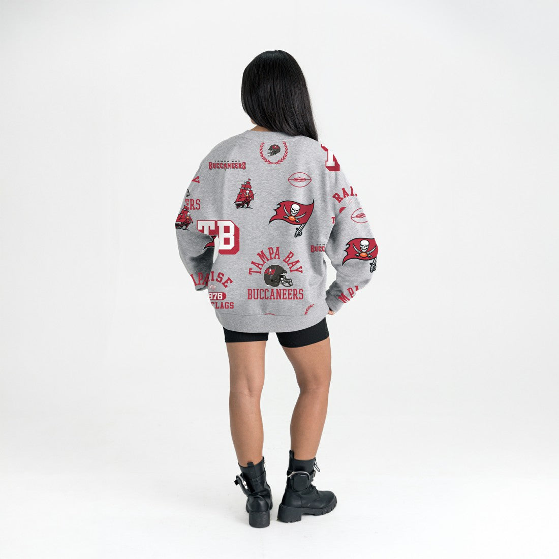 Gameday Couture Women's Always On Repeat Fleece Sweatshirt - Tampa Bay Buccaneers Sweatshirts