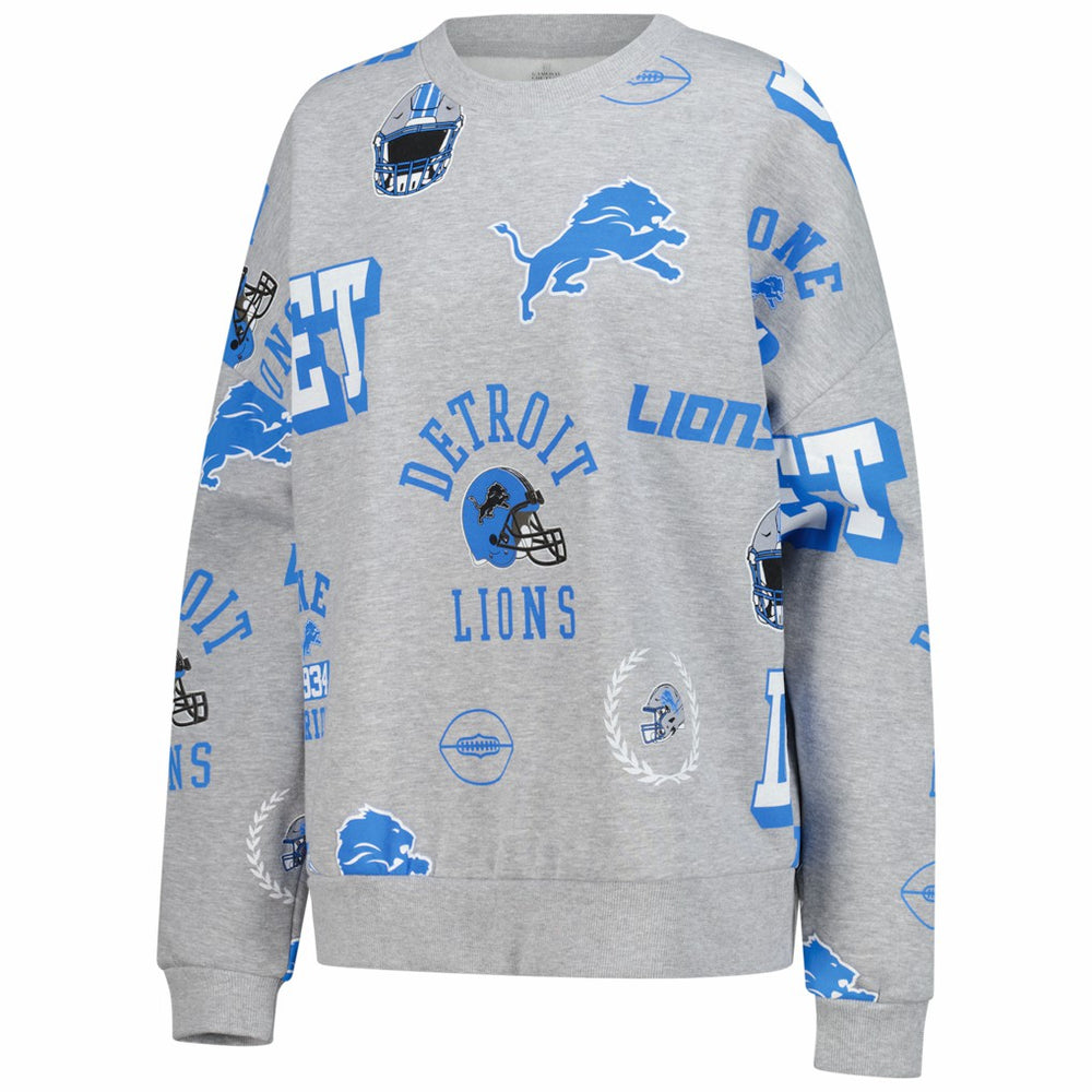 Gameday Couture Women's Always On Repeat Fleece Sweatshirt - Detroit Lions Sweatshirts