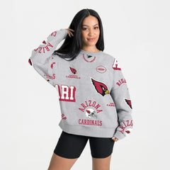 Gameday Couture Women's Always On Repeat Fleece Sweatshirt - Arizona Cardinals Sweatshirts