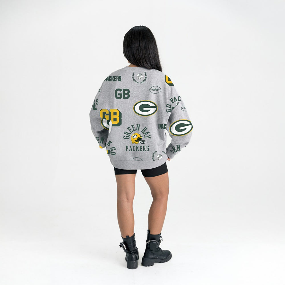 Gameday Couture Women's Always On Repeat Fleece Sweatshirt - Green Bay Packers Sweatshirts