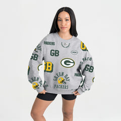 Gameday Couture Women's Always On Repeat Fleece Sweatshirt - Green Bay Packers Sweatshirts