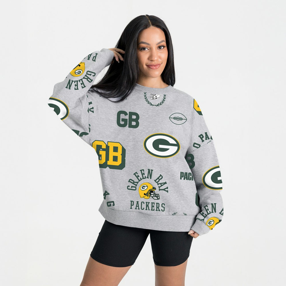 Gameday Couture Women's Always On Repeat Fleece Sweatshirt - Green Bay Packers Sweatshirts