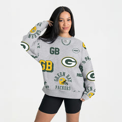 Gameday Couture Women's Always On Repeat Fleece Sweatshirt - Green Bay Packers Sweatshirts