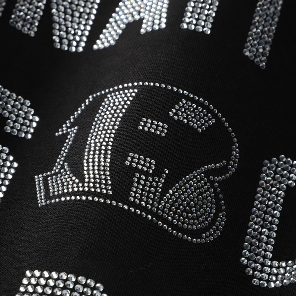 Gameday Couture Women's Oversized Hype Era Rhinestone Text Sweatshirt - Cincinnati Bengals Sweatshirts