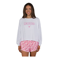 Chicago Bulls Concepts Sport Women's Lyric Long Sleeve Top & Shorts Set discount