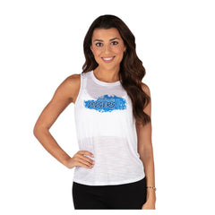 White Los Angeles Dodgers Concepts Sport Women's Infuse Slub Tank Top