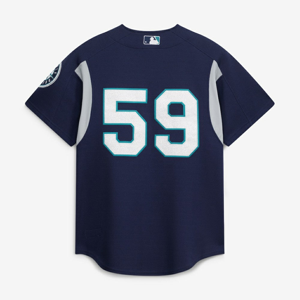 Felix Hernandez Seattle Mariners Mitchell & Ness Cooperstown Collection Batting Practice Jersey – Navy